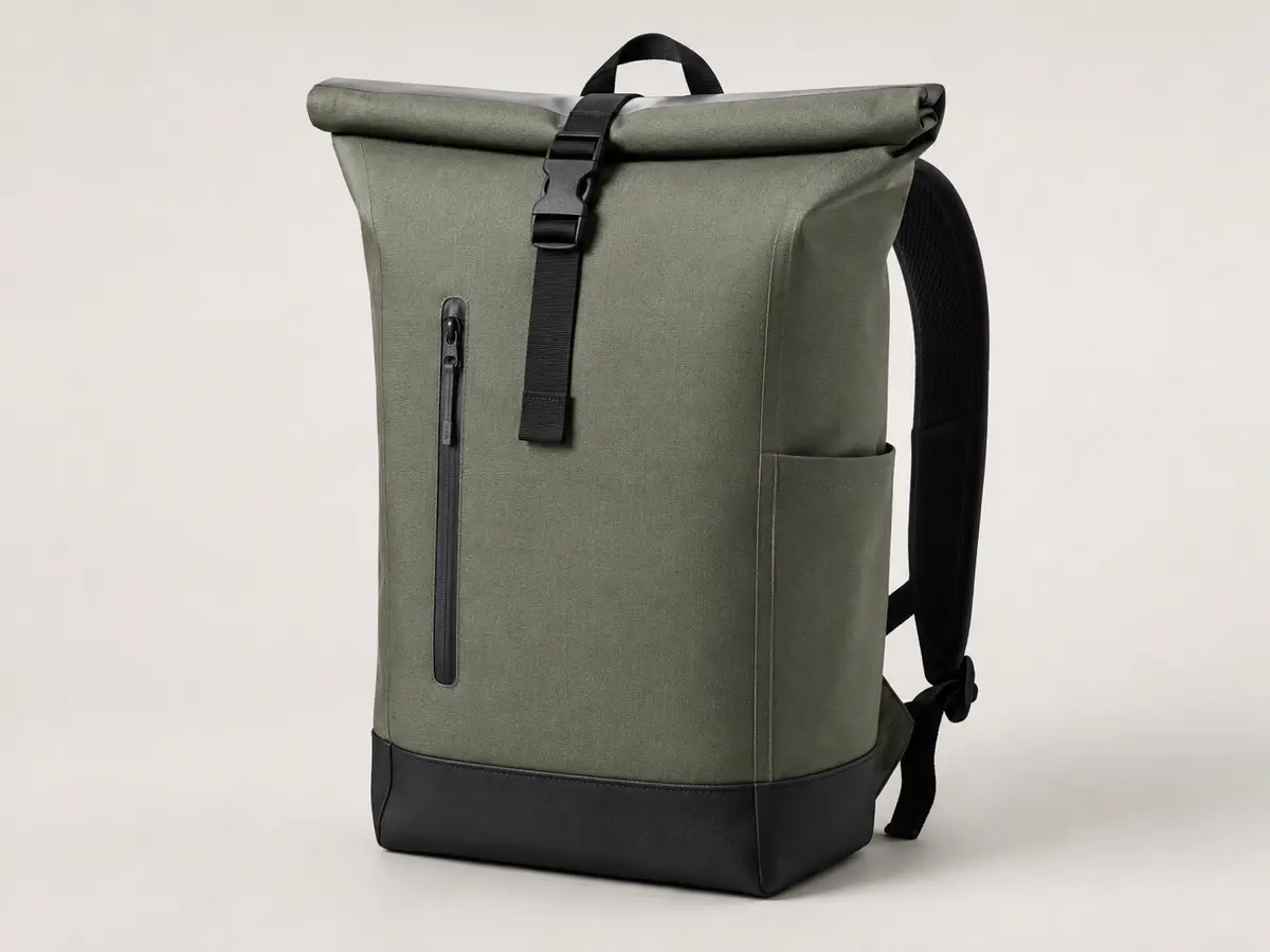 Roll-Top Backpack custom backpack reference style