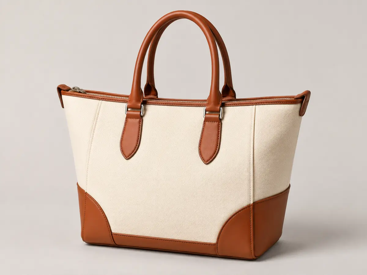 Structured Premium Tote custom canvas tote reference style