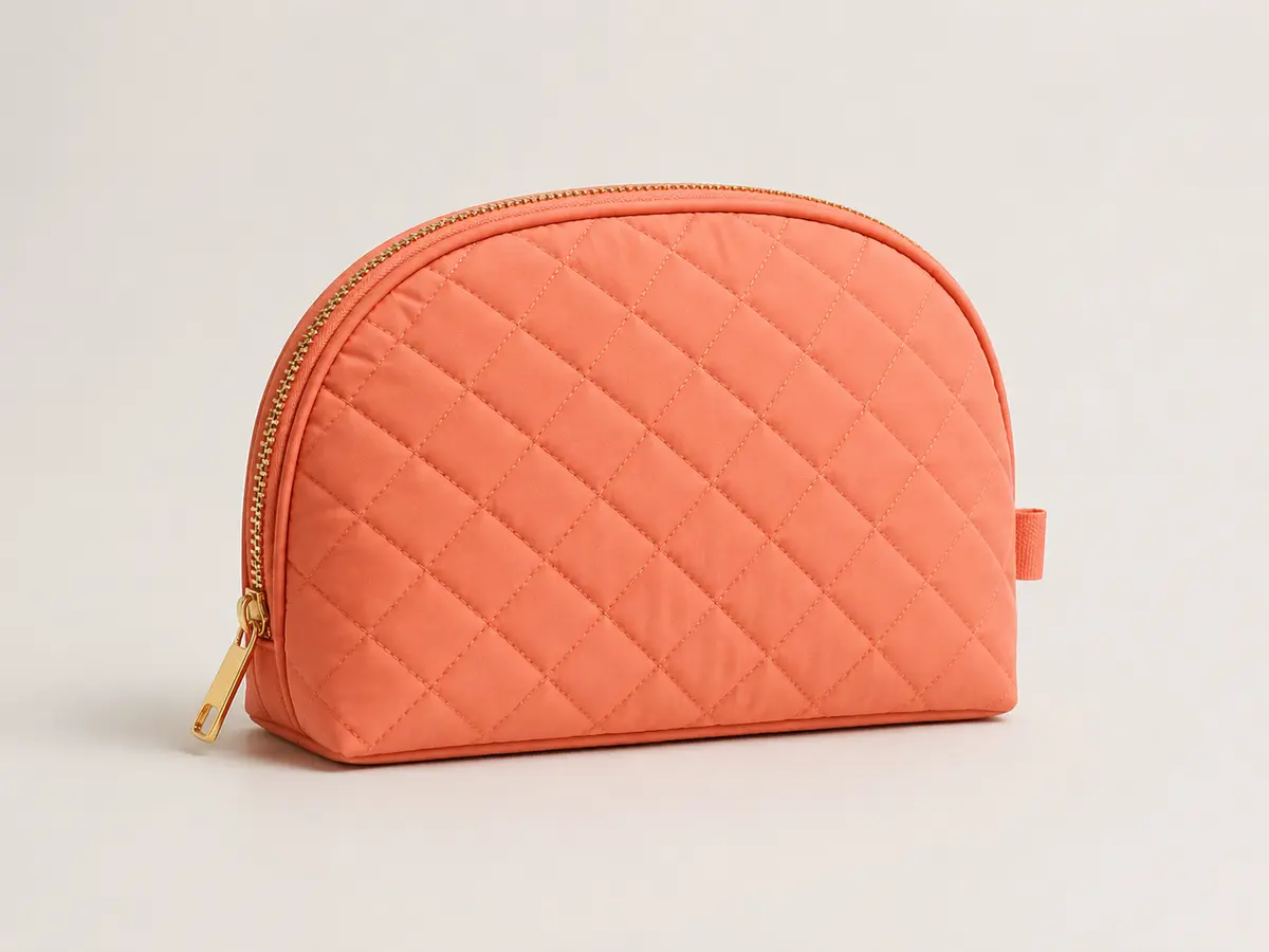 Dome Zip Pouch custom cosmetic bag reference style