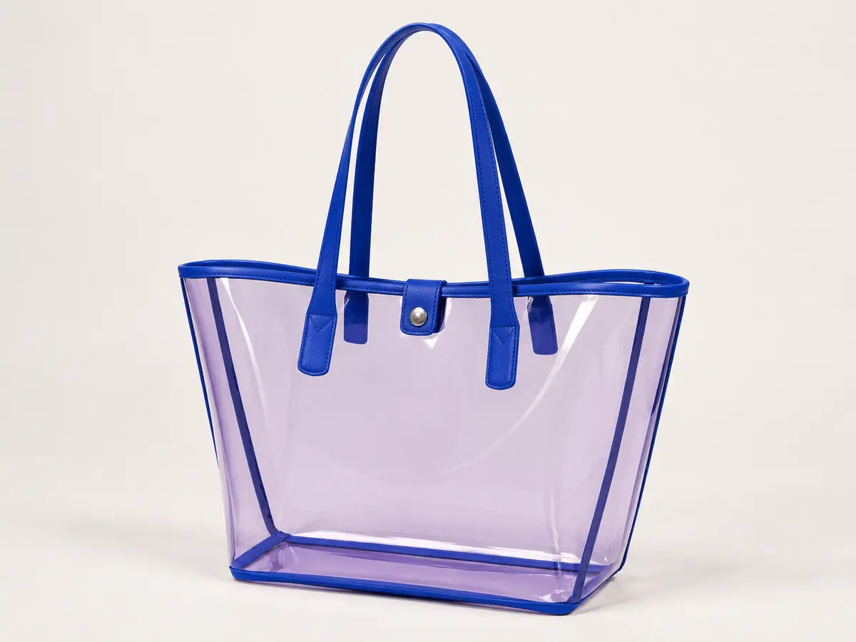 Color-Trim Jelly Bag custom pvc jelly tote reference style