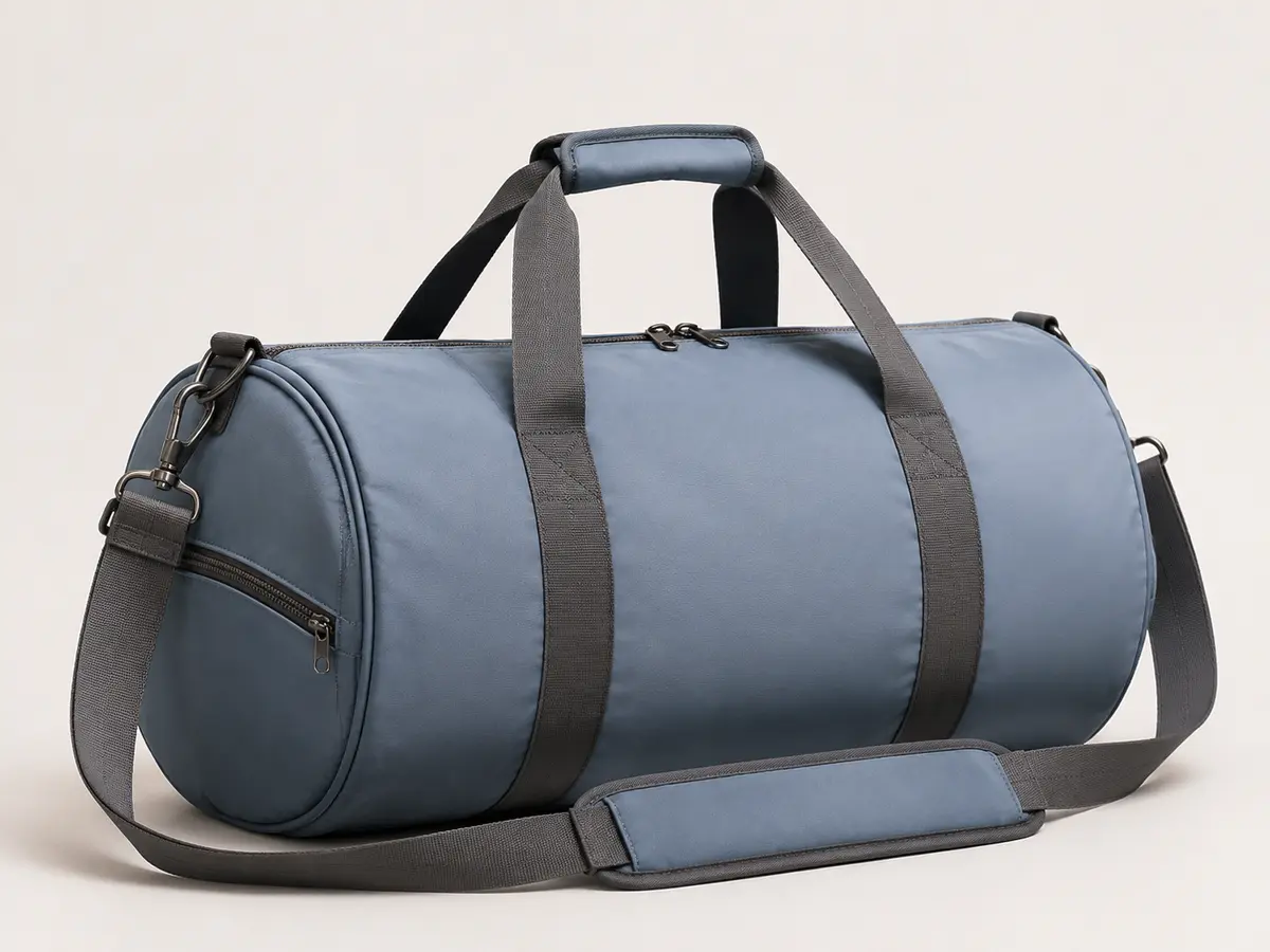 Cylindrical Duffle custom travel bag reference style