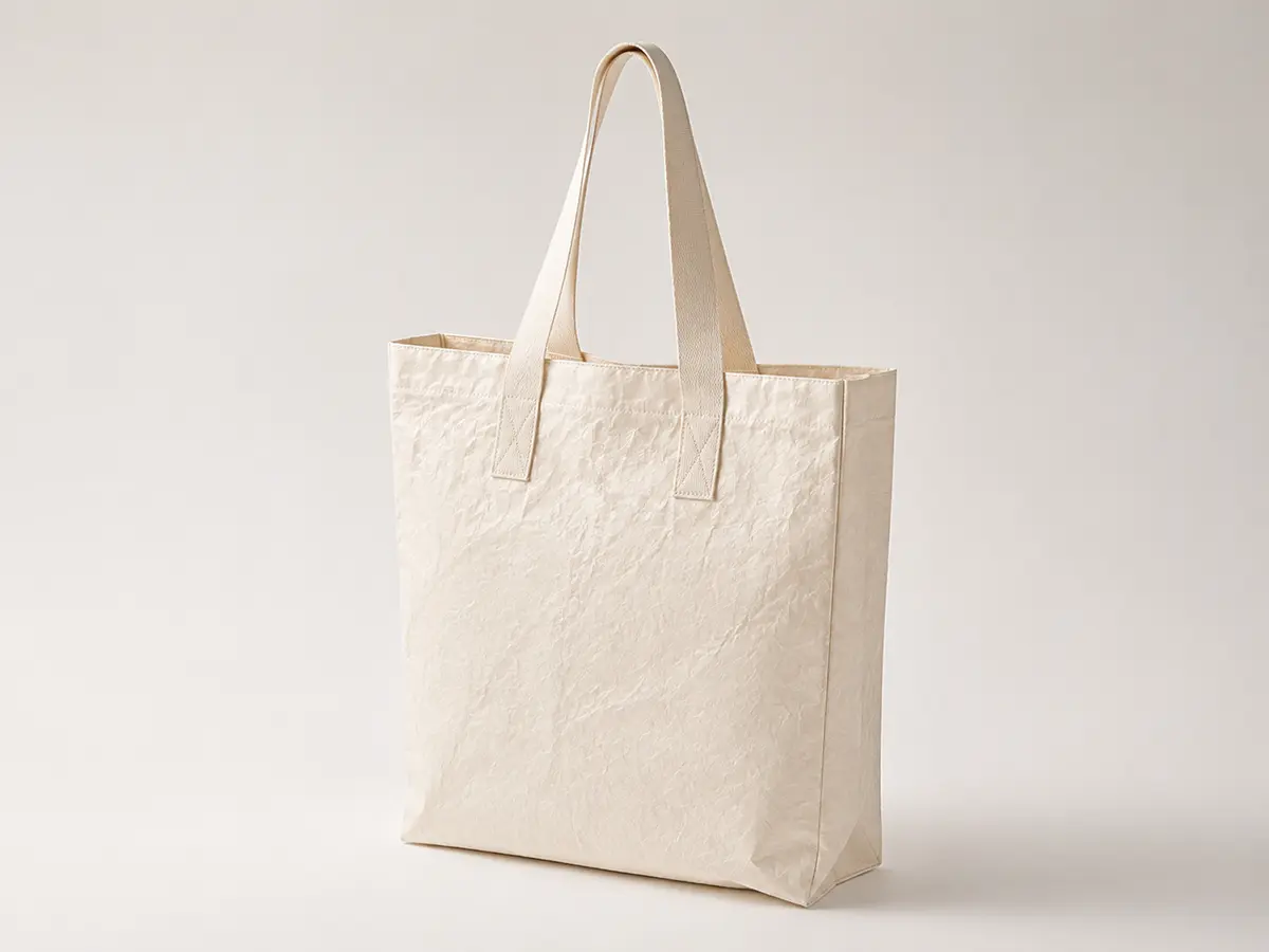 Minimal Tyvek Tote custom tyvek paper bag reference style