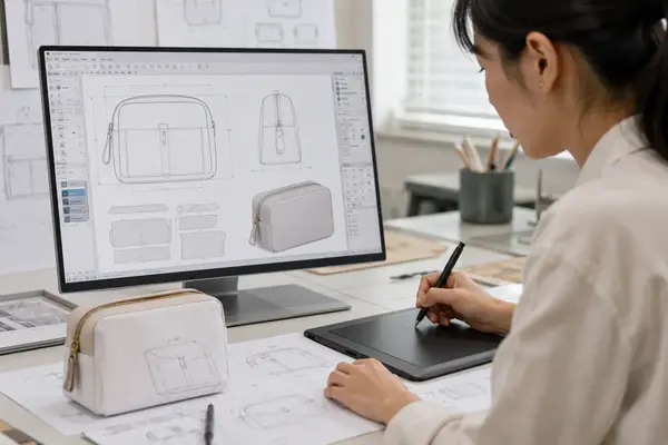 Design stage in bag manufacturing