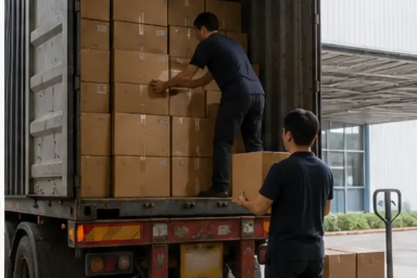 Shipment stage in bag manufacturing
