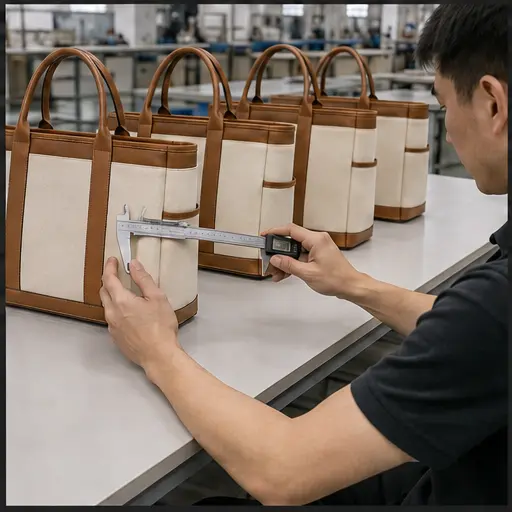 Bulk production & QC for custom canvas tote production