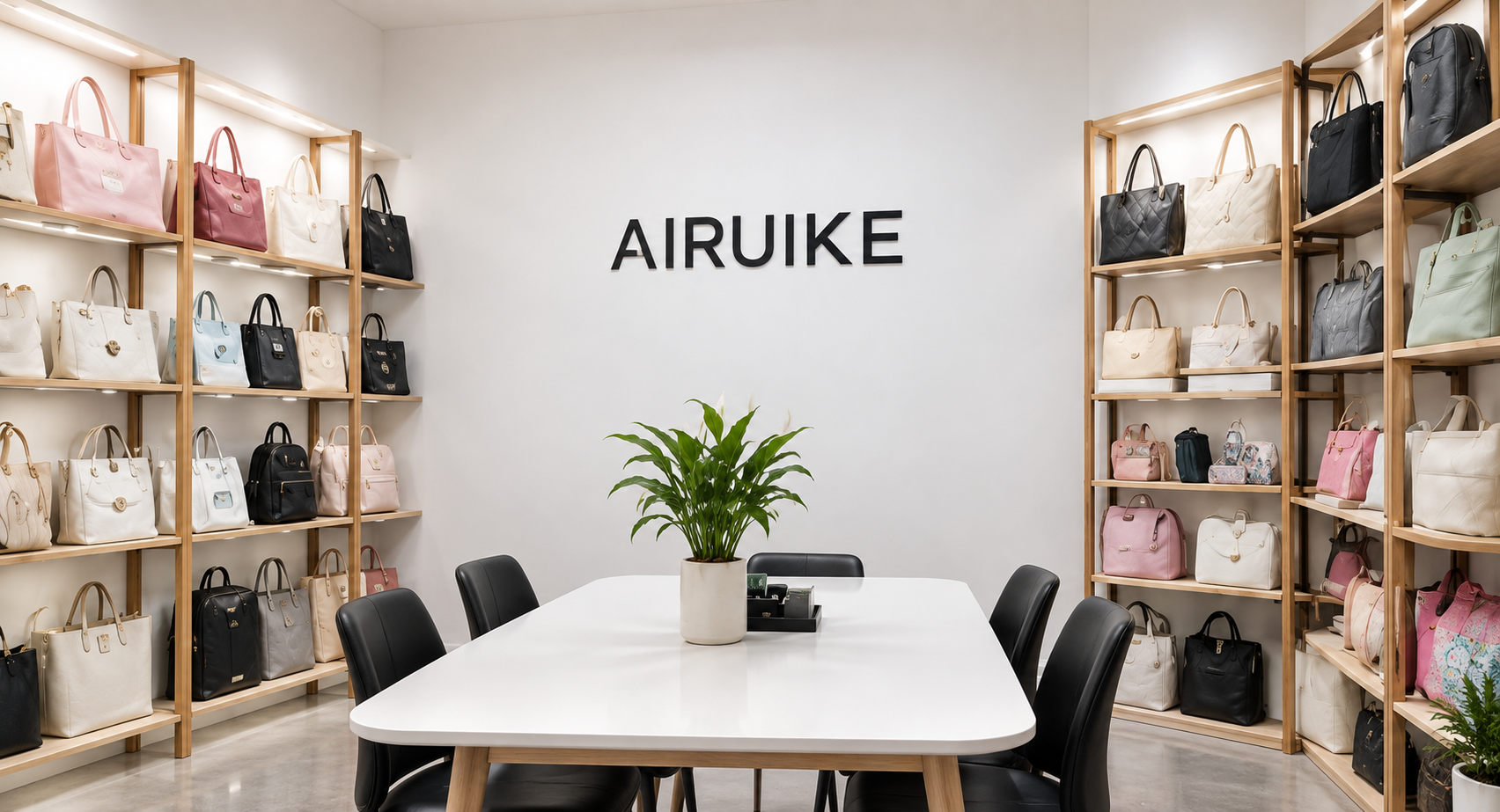 Airuike custom bag sample showroom